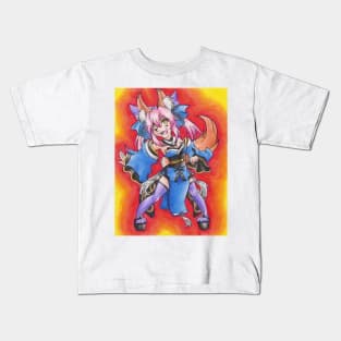 Chibi Tamamo no Mae Kids T-Shirt